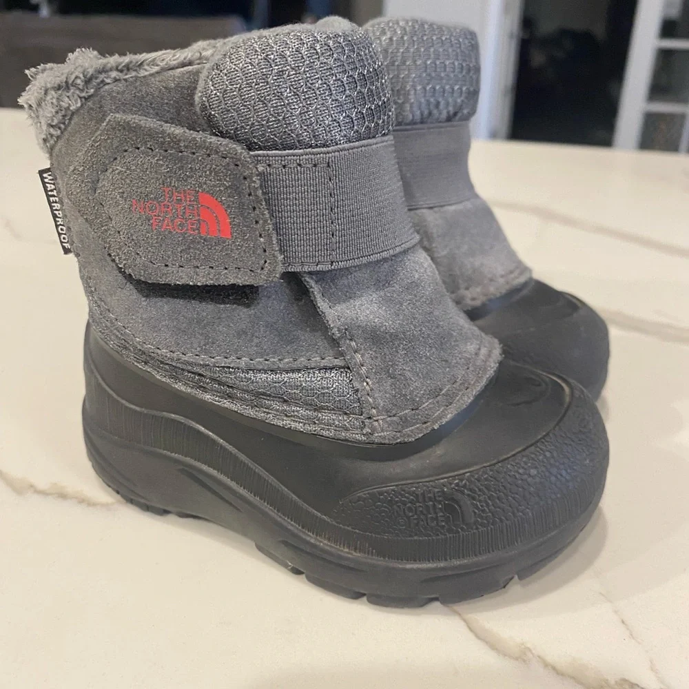 he North Face Alpenglow II Boot - Baby / Toddler - Zinc Gray / Black